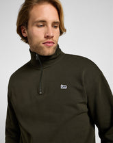 Męska Bluza Wrangler Half Zip Sws Olive Night 112355752 LL99016192
